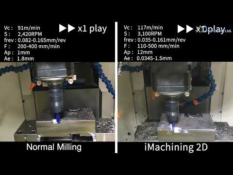 [SolidCAM] iMachining 2D 가공 비교