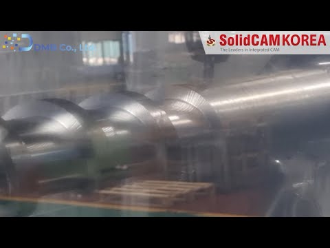 [SolidCAM] iMachining을 이용한 스크류 가공..